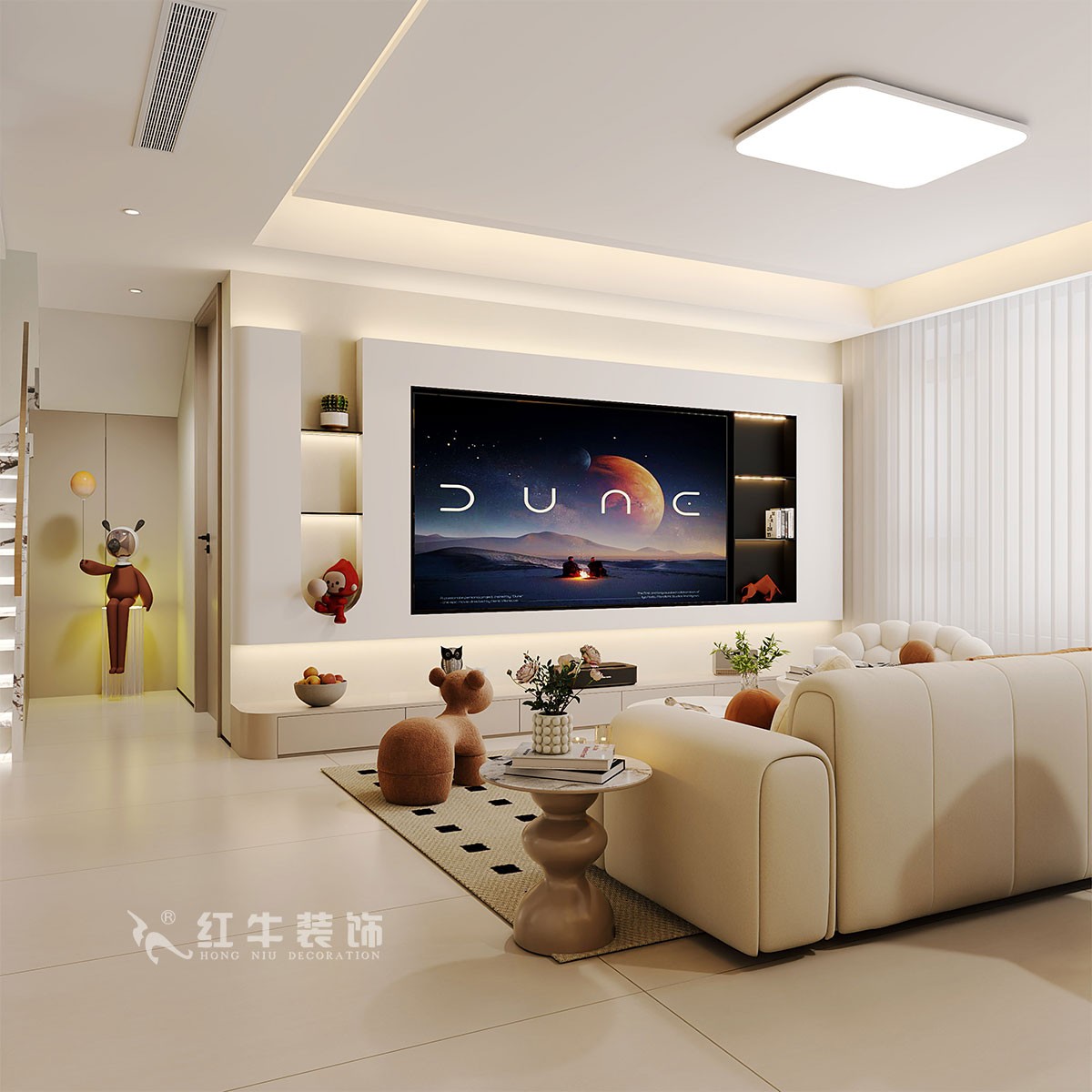 南京138㎡現(xiàn)代復(fù)式裝修，美學(xué)與家居共生！